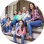 loan programs link - picture of extended hispanic family